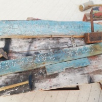 Materijali s istezališta i "groblja barki". Foto: Sonja Leboš