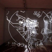 Instalacija Ivana Marušića Klifa u okviru izložbe u Gliptoteci u Zagrebu 2012. godine