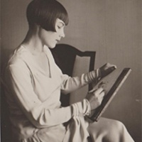 Zoja Dumengjic, 1930. Izvor: Hrvatski muzej arhitekture, Osobni arhiv Selima i Zoje Dumengjic ©